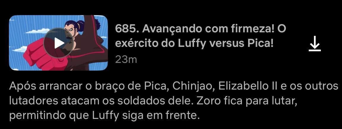 Luffy versus QUEM???
