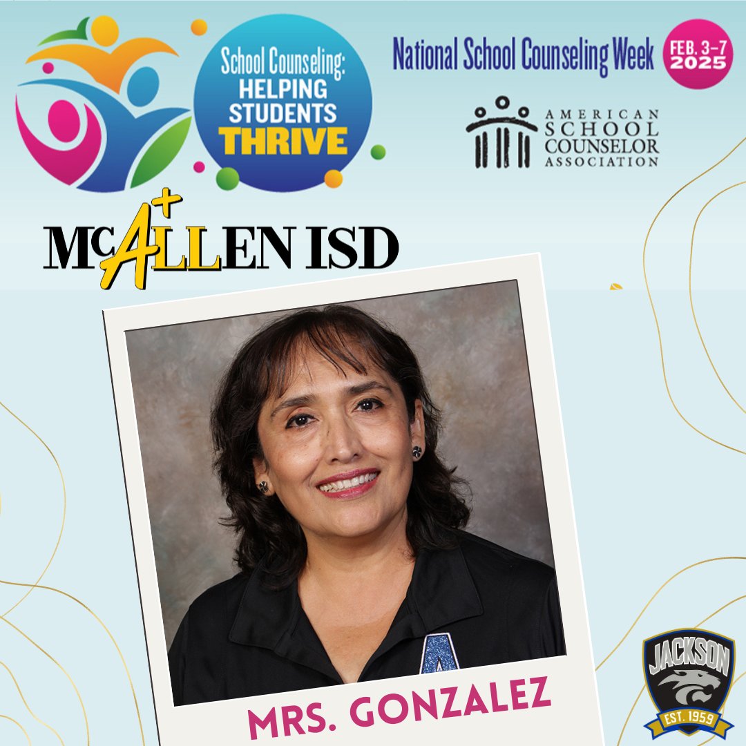 Join us in celebrating our fantastic counselor this week! We are thankful for all the heart and love she has for our Jackson Jags. #nationalschoolcounselorsweek <a href="/McAllenISD/">McAllen ISD</a>