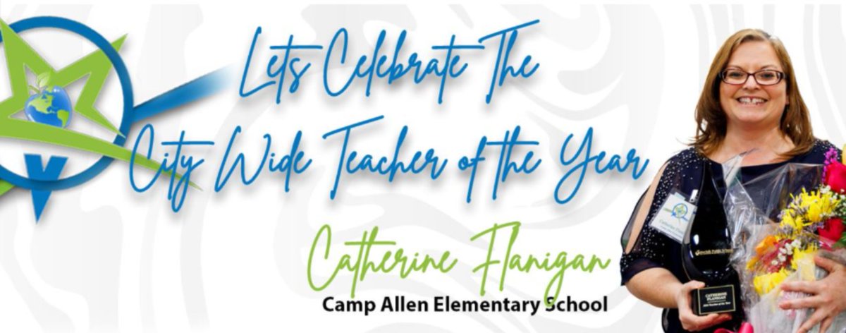Congratulations to our third grade teacher, Mrs. Flanigan, who earned recognition as City Wide Teacher of the Year for NPS!
