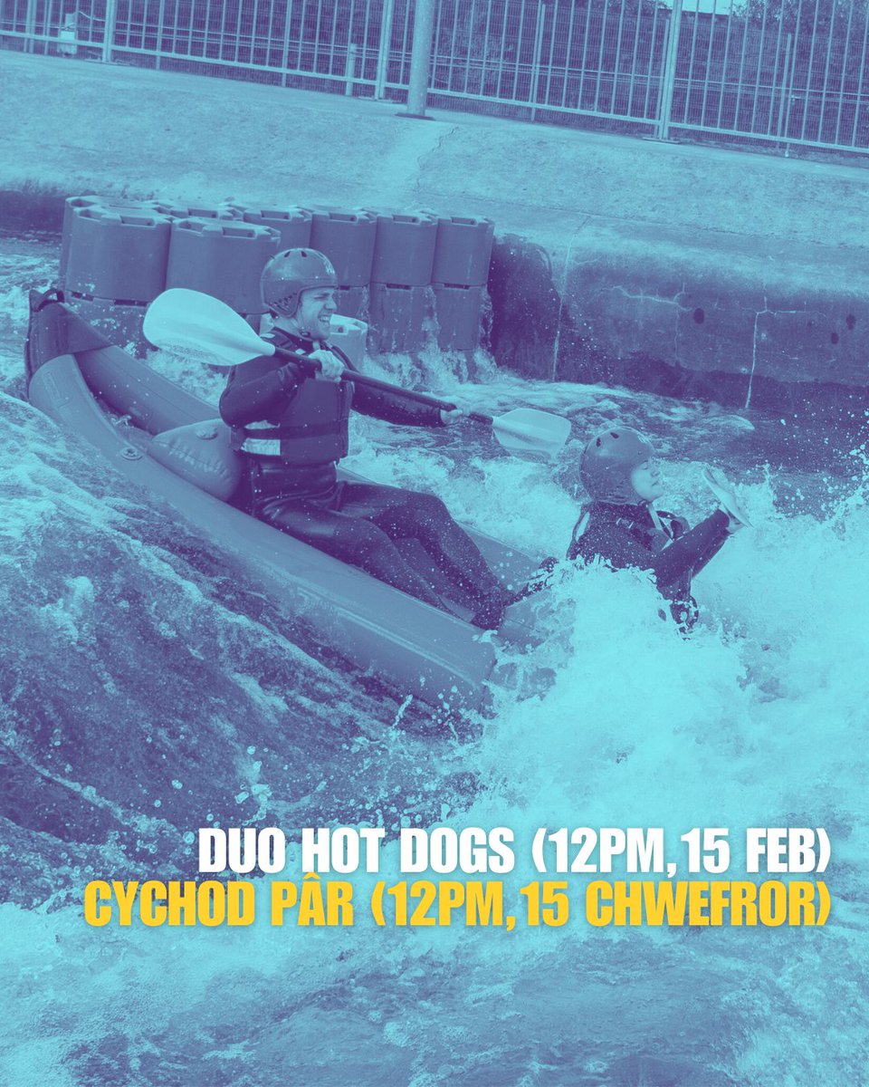 Our couples-only sessions are perfect for adventurous duos this Valentine's Day. 
Mae ein sesiynau i gyplau yn unig yn berffaith ar gyfer deuawdau anturus y Dydd Sant Ffolant hwn:
Book online: widget.eola.co/1118/62ab2249-…