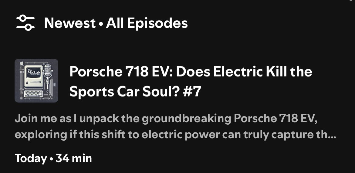 MacLabPodcast's tweet image. Episode 7 Out Now On Spotify!
open.spotify.com/episode/5JnW31…
#Spotify #podcast #Podcasts #podcasts #podcastandchill