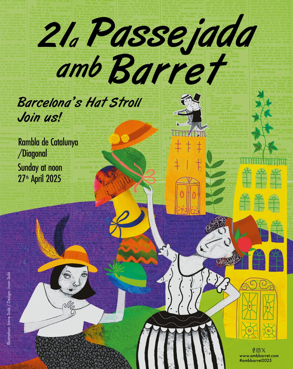 Getting your hat ready? See you on Sunday, April 27, at Rambla de Catalunya!
📌 More info at ambbarret.com