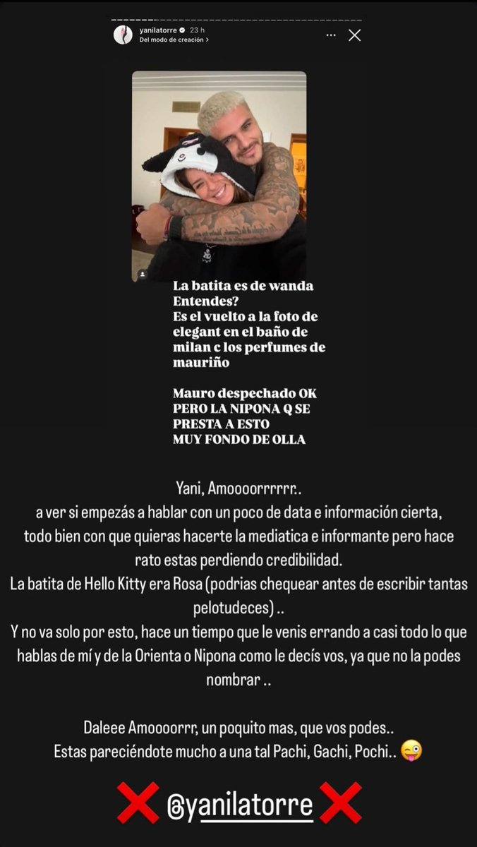 Solchu_718's tweet photo. El nivel de OBSESIÓN de Yanina Latorre con la China es alevoso. No Yani, no te hagas la pelotuda, "no sos tan importante" para ellos, te están desmintiendo y cantando la posta. Y si en algo tiene razón Mauro: hace rato perdiste "credibilidad" con tu obsesión. #LAM #YaninaLatorre https://t.co/rC6RbM1EG6