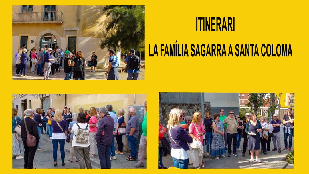 LA FAMÍLIA SAGARRA A SANTA COLOMA
PRESENTACIÓ
Gramenet TV presenta una sèrie de tres vídeos que recullen l’itinerari La família Sagarra a Santa Coloma , realitzat el dia 6 d’octubre de 2024. Organitzat per Centre Excursionista Puigcastellar
gramenet.tv/Ciutat/ITINERA…