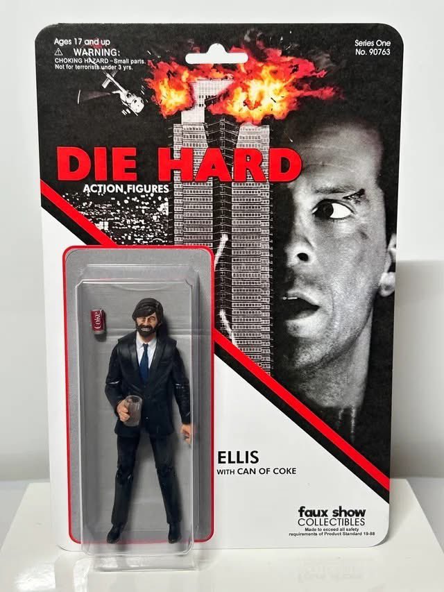 If anyone wants to get themselves a <a href="/gillinghamjoe/">Joe Wilkinson</a> action figure, it’s available here, for some reason in Die Hard packaging.
