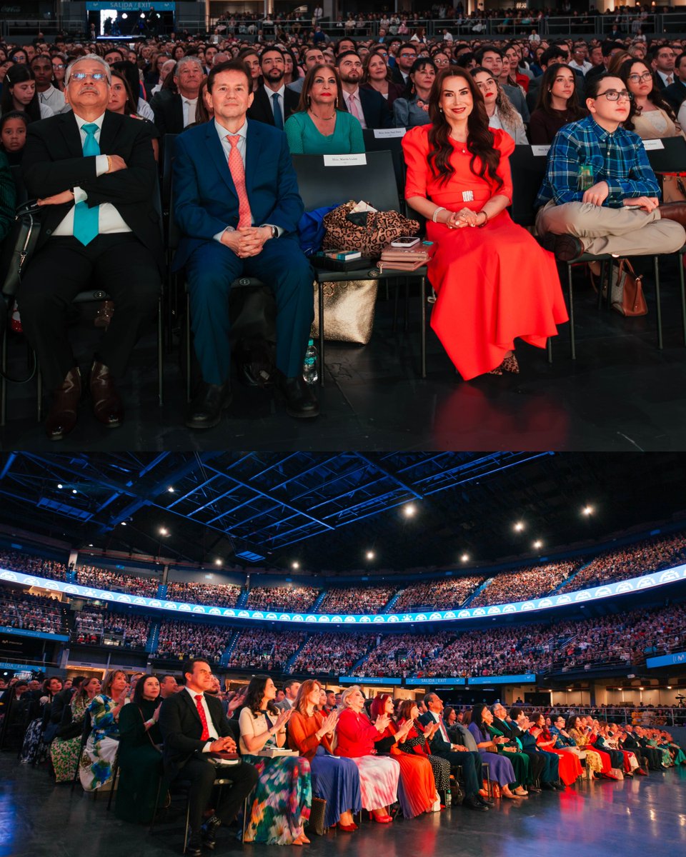 CGMJCIofficial's tweet photo. An Unforgettable Day at the Movistar Arena in Bogota, Colombia 🇨🇴

With immense joy, our Sister Maria Luisa Piraquive, worldwide leader of the Church of God Ministry of Jesus Christ International, hosted a great Bible study.

Twelve thousand believers from eight Churches in Bogota gathered to enjoy this special day, partaking in the reading of 1 John 1.

This Bible study will remain engraved in the hearts of all and in the Church as a historic event.

#idmjimovistararena📷