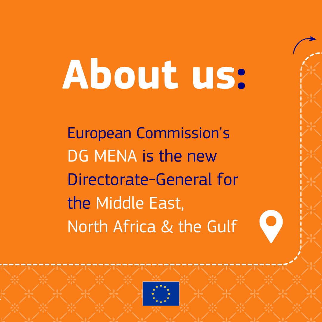 EU4MENAGulf's tweet photo. 👋 We are the 🆕 part of the @EU_Commission working on deepening 🇪🇺 engagement &amp; partnerships with the #Mediterranean region &amp; the #Gulf.

With our partners, we stand for strong cooperation, stability, shared prosperity &amp; for a brighter future 🤝

Get to know us ⤵️

#Together4Med https://t.co/mnwOsoZy2M