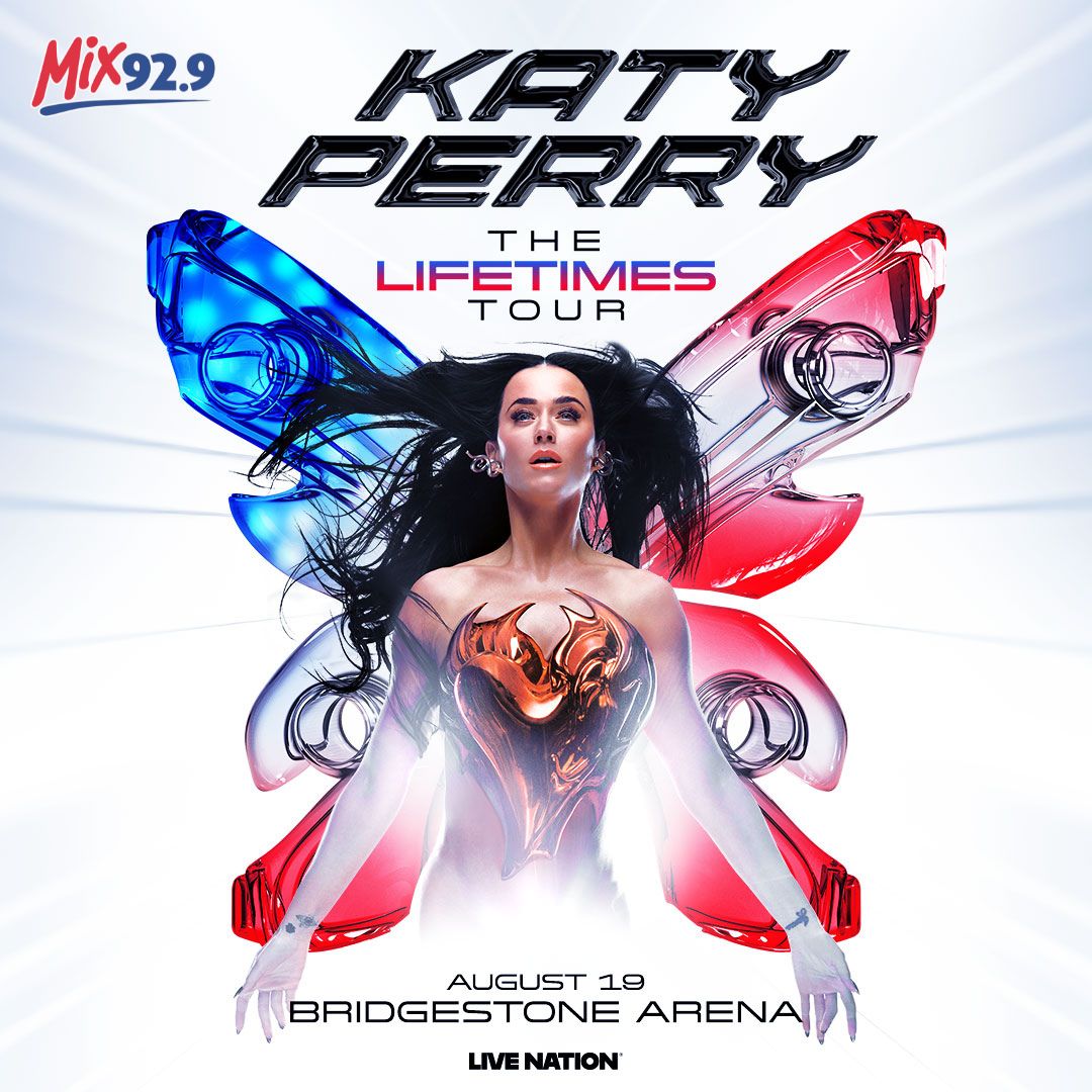 Didn't win your way into The Lifetimes Tour last week? No worries... Joe Breezy has your chance to win a pair of tickets every evening this week on your drive home! 📷 Just play The Rewind at 5:40 and get ready to see Katy Perry live at Bridgestone Arena this August!