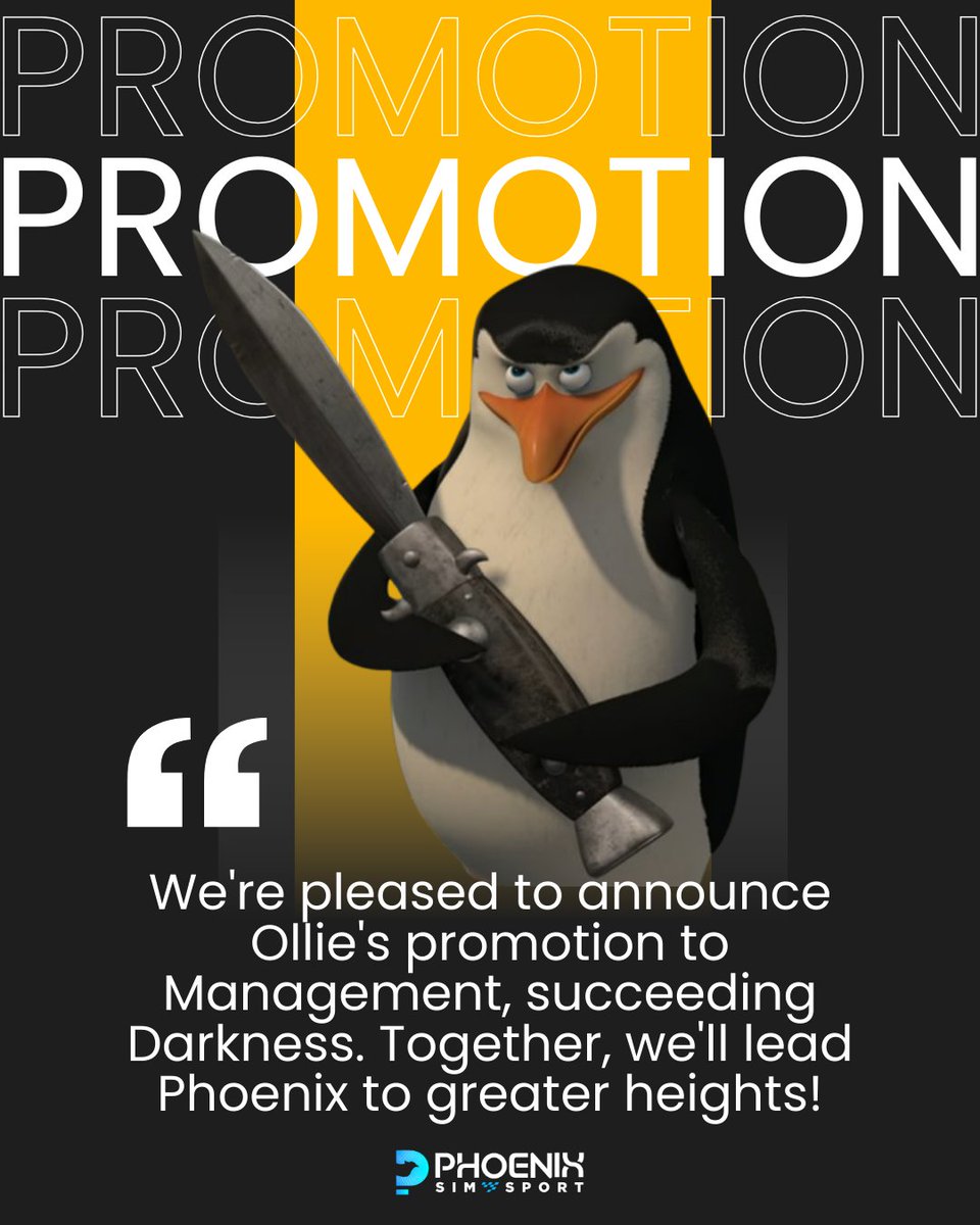 📢 Management Update Announcement

🥳 Massive congratulations to Ollie with this step to the next level, joining Mav and James at the Helm!