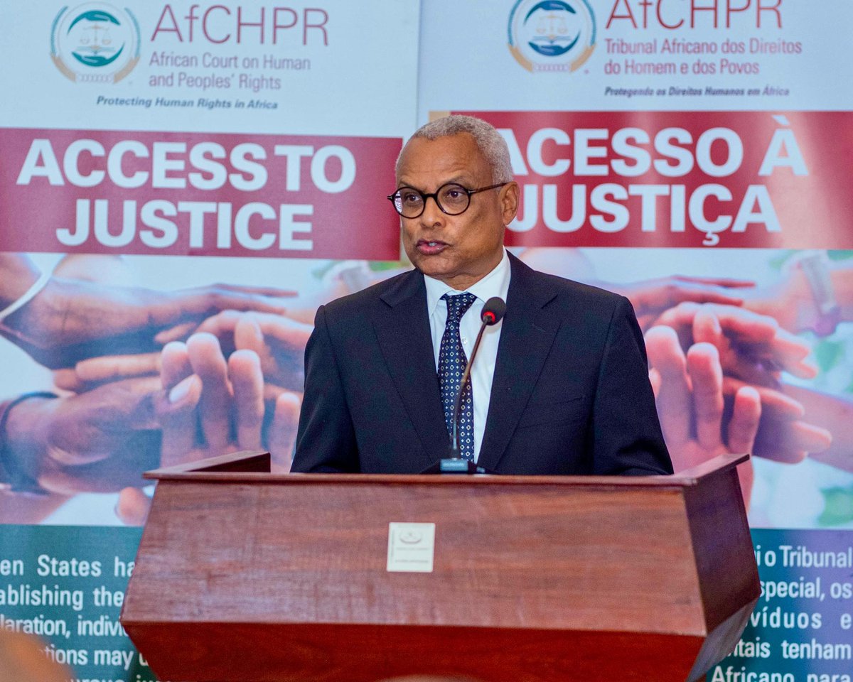 CoalitionAfCHPR's tweet photo. ⚖️ On February 3, 2025, participants at the African Court Coalition Stakeholders' Platform had the privilege of attending the opening ceremony of the African Court's 2025 judicial year at the African Court on Human and Peoples' Rights @court_afchpr Headquarters in Arusha, Tanzania! The theme this year is "Advancing Justice through Reparations," a crucial issue for the continent's future. We were honored to have His Excellency José Maria Neves, President of the Republic of Cape Verde, as the Guest of Honour. 

The Coalition for an Effective African Court is ready to embark on this journey of a Court for the people, by the people, and serving the African peoples. 

Here’s to a year of impactful decisions and progress! 🙌🏽 

#ACCStakeholdersPlatform @court_afchpr #HumanRights #JusticeForAll #ReparativeJustice