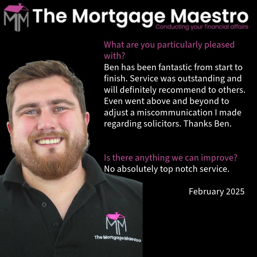TheMaestroMTG's tweet image. Great start to the week and month today receiving lovely customer comments!

Our advisors love receiving your feedback!

🖤🤍🩷

#TEAMMAESTRO #canyourbrokerdothat #brokersarebetter #notallbrokersarecreatedequal