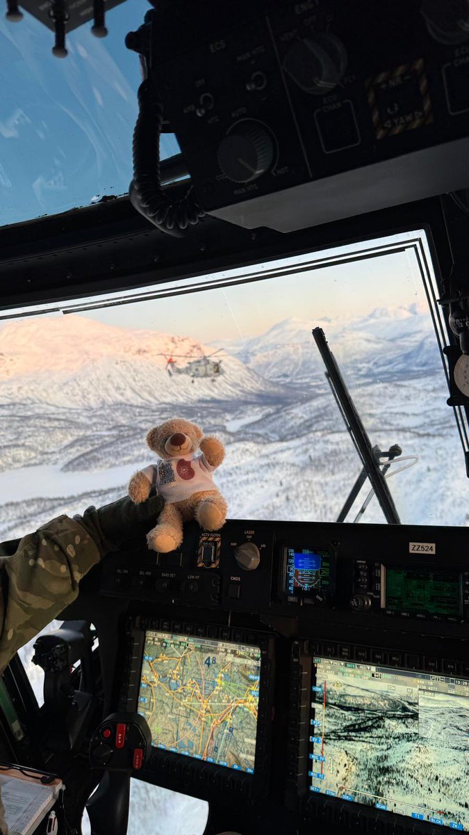 <a href="/NationalaHUS/">National aHUS Service</a> Ted went for a jolly Arctic adventure this morning. 😁⛄️