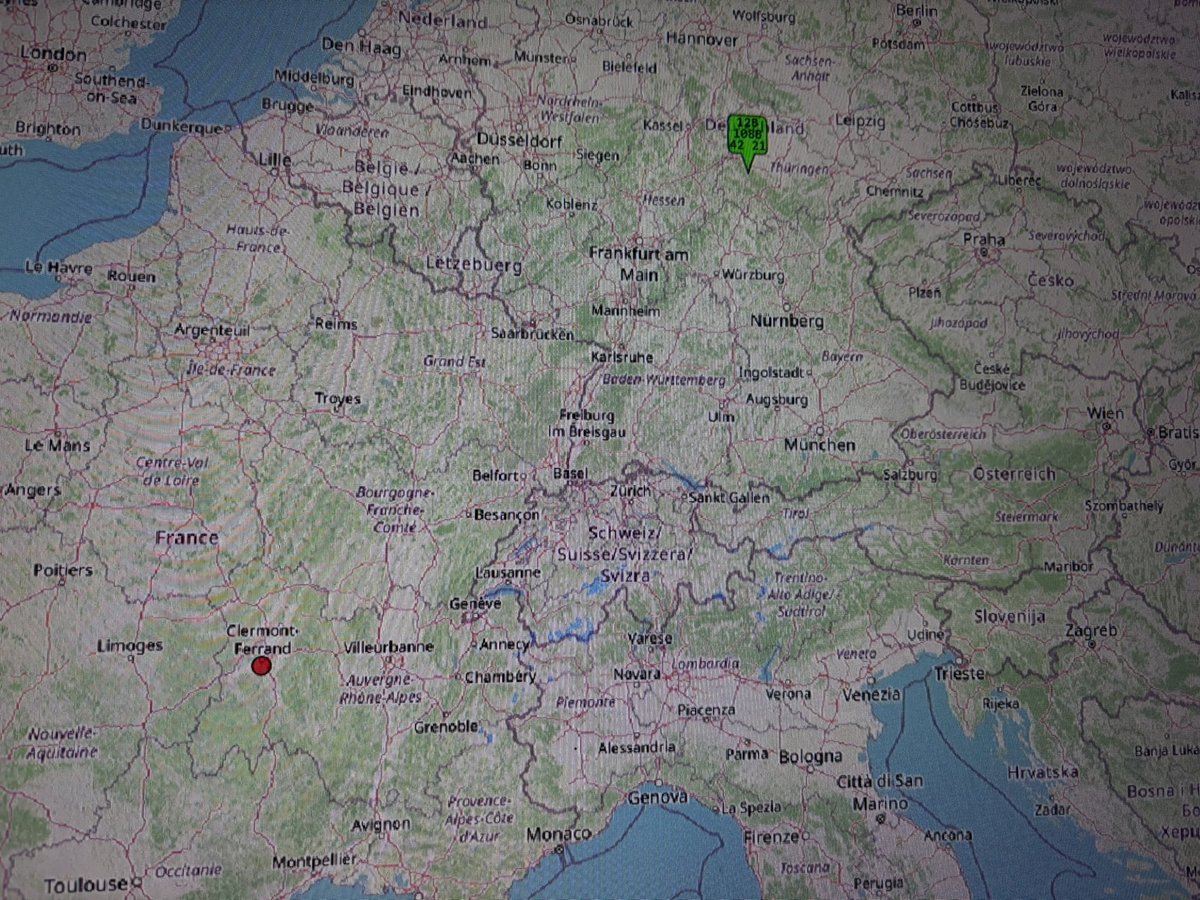 Propag vhf et uhf building vers DL 
790km not so bad in dab band 
#dab #propagation #dx #tropo
