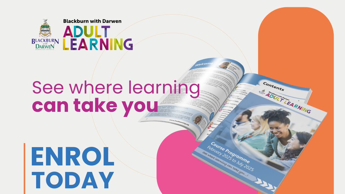 🌟 Exciting News Alert! 📚✨

Discover a world of possibilities with BwD Adult Learning's NEW programme of courses for February to July 2025! 🚀📖

🔗 Download or Read Online: Explore the Courses Here!
bwdlearning.org/brochure/

🌟 Unleash Your Potential! Explore, Learn, Grow! 🚀🌿