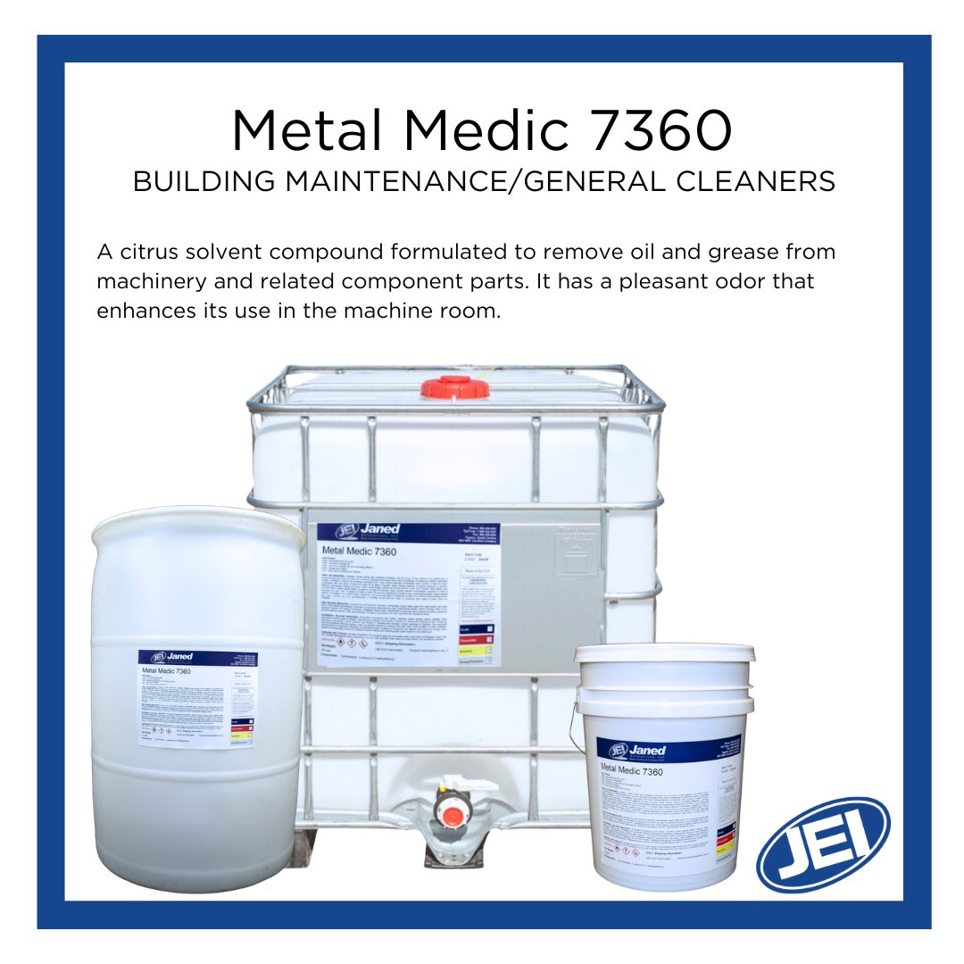 Our next product is Metal Medic 7360. This product needs to be used undiluted. Can be used in dip tanks or wiped on. Also can be used for label and glue removal.

#metalmedic #buildingmaintenance #generalcleaners