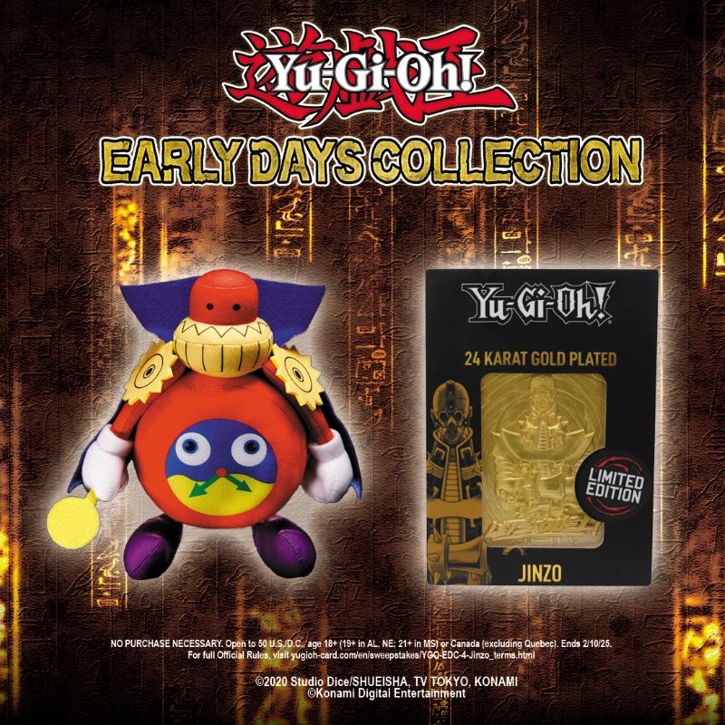 The Yu-Gi-Oh! EARLY DAYS COLLECTION is coming out at the end of this month with 14 titles. Reply below with which title you were most surprised to see included with #YuGiOhEDC and #Sweepstakes for a chance to win a Time Wizard Plush and Metal Card!

T&amp;Cs: bit.ly/40BVImJ