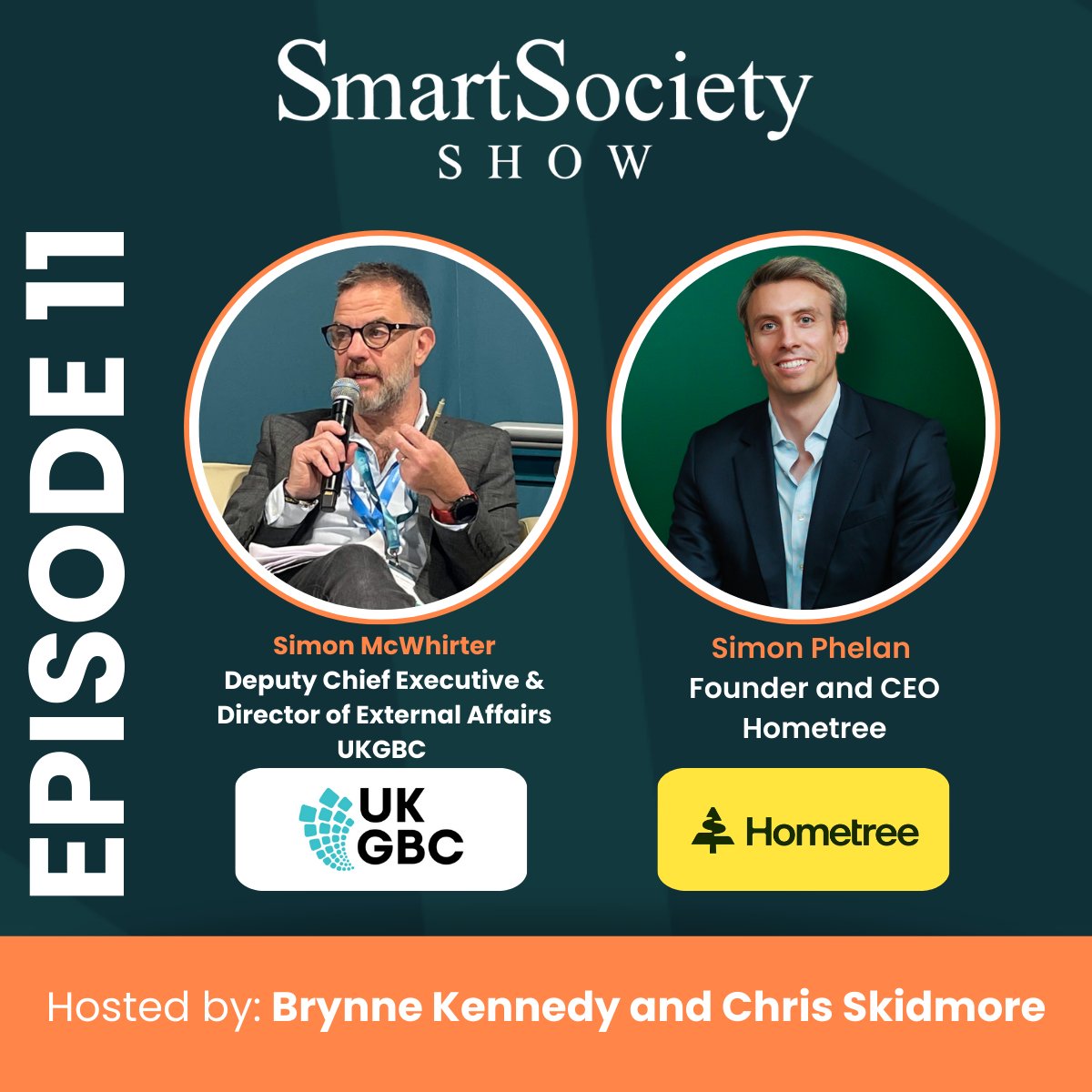 Smart Society Ventures (@ssvfirm) on Twitter photo In the latest episode of the Smart Society Show, our co-hosts <a href="/BrynneSpeak/">Brynne Kennedy</a> and <a href="/CSkidmoreUK/">Rt Hon Chris Skidmore</a> welcomed Simon McWhirter, Deputy Chief Executive & Director of External Affairs of the <a href="/UKGBC/">UK Green Building Council</a>, and Simon Phelan, Founder and CEO of <a href="/hometreeUK/">Hometree</a>
🎧smartsocietyshow.com/s1e11-davos-tr… In the latest episode of the Smart Society Show, our co-hosts <a href="/BrynneSpeak/">Brynne Kennedy</a> and <a href="/CSkidmoreUK/">Rt Hon Chris Skidmore</a> welcomed Simon McWhirter, Deputy Chief Executive & Director of External Affairs of the <a href="/UKGBC/">UK Green Building Council</a>, and Simon Phelan, Founder and CEO of <a href="/hometreeUK/">Hometree</a>
🎧smartsocietyshow.com/s1e11-davos-tr…