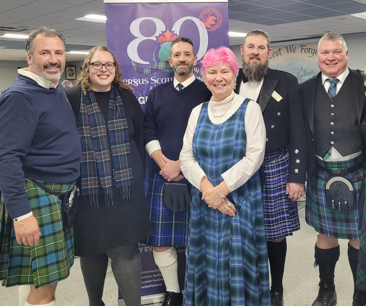 Meet our Board of Directors 🏴󠁧󠁢󠁳󠁣󠁴󠁿 Pictured is President Matthew Bennett-Monty, Kylie Burchat, Ray Davies, Vice President Christine de Nottbeck, Director at Large Steve Clark, Scott Russell and Heather Matthews (not pictured). 

Looking forward to a year of celebration for our 80th!