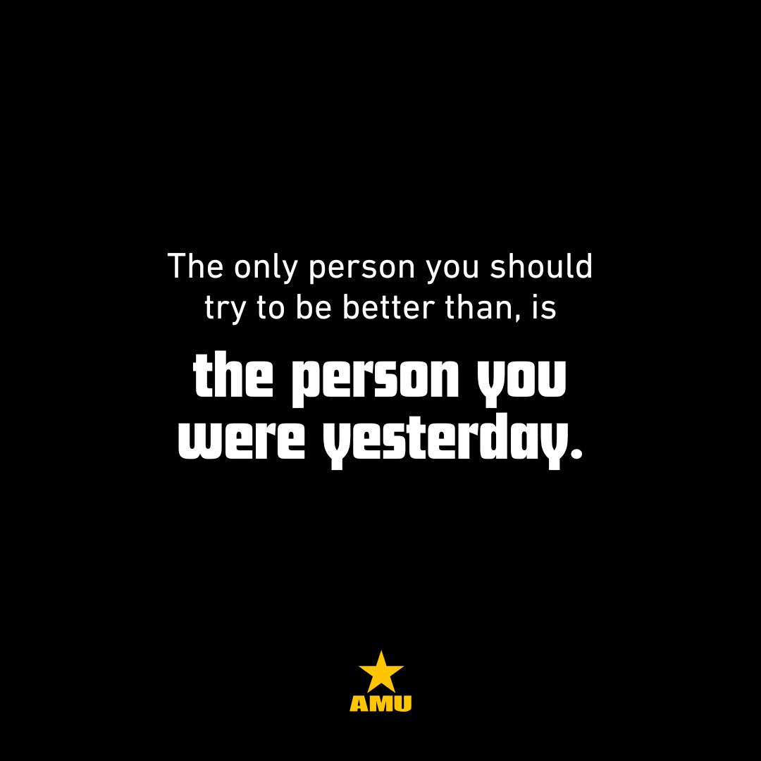 AmericanMilU's tweet photo. Best of luck to our #AMUstudents starting classes today! 💪

#onlinestudent #MondayMotivation #AmericanMilitaryUniversity #onlinecollege https://t.co/uOxyjjBFq3