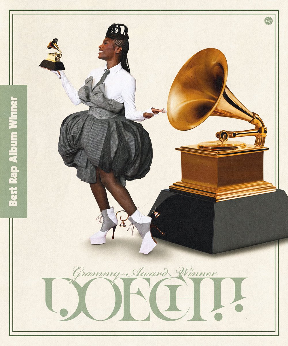 HGRAPHXCS. (@hgraphxcs) on Twitter photo first time GRAMMY-award winner, DOECHII🐊
she is 1 of 3 women to win "best rap album"
congratulations, <a href="/officialdoechii/">Swamp Princess🐊</a> 🏆 first time GRAMMY-award winner, DOECHII🐊
she is 1 of 3 women to win "best rap album"
congratulations, <a href="/officialdoechii/">Swamp Princess🐊</a> 🏆