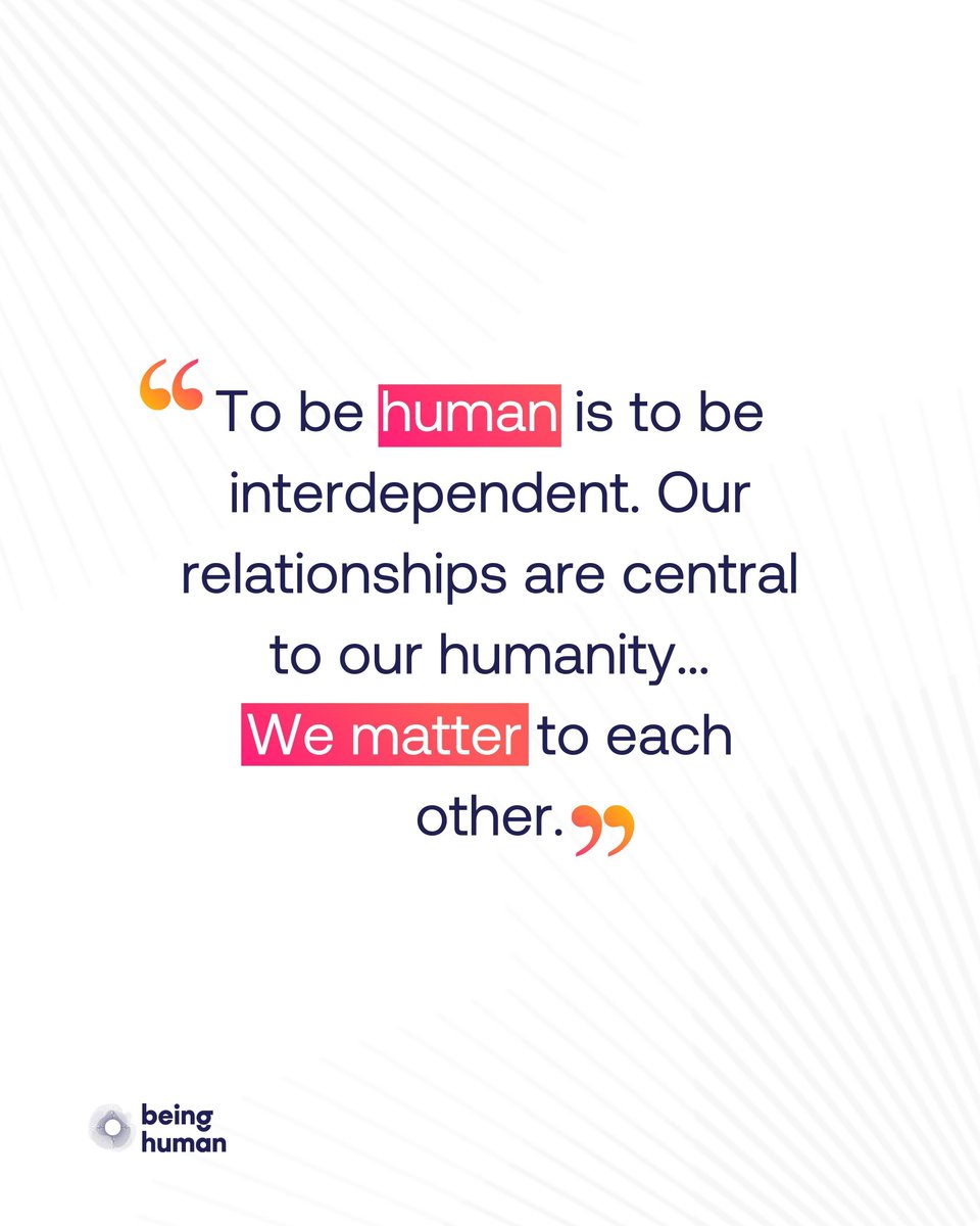 Being Human tweet media