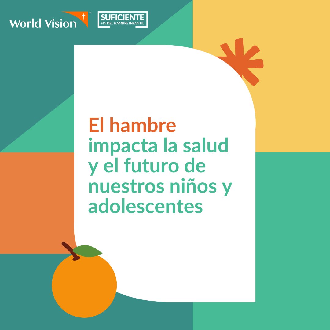 las niñas, niños y adolescentes que experimentan inseguridad alimentaria son dos veces más propensos a padecer enfermedades respiratorias, intoxicación y enfermedades diarreicas, y tres veces más propensos a padecer desnutrición. 😞🧐

Hagamos algo, ¿te sumas a nosotros? 🧡🍎🥕🌽