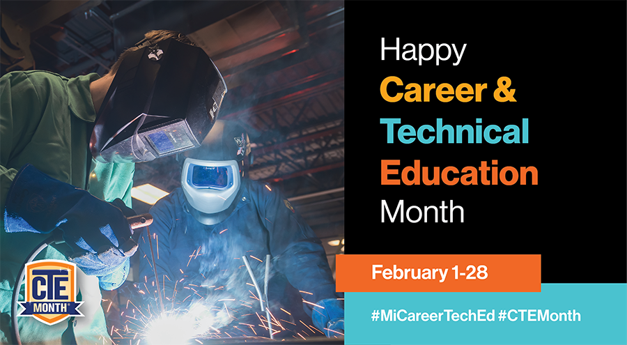 February is Career and Technical Education Month. CTE Month allows us to celebrate local CTE programs in #OaklandCounty that create opportunities for students to gain hands-on career training. 💡

Learn more about #CTEMonth here: tinyurl.com/ykmcj2js.
