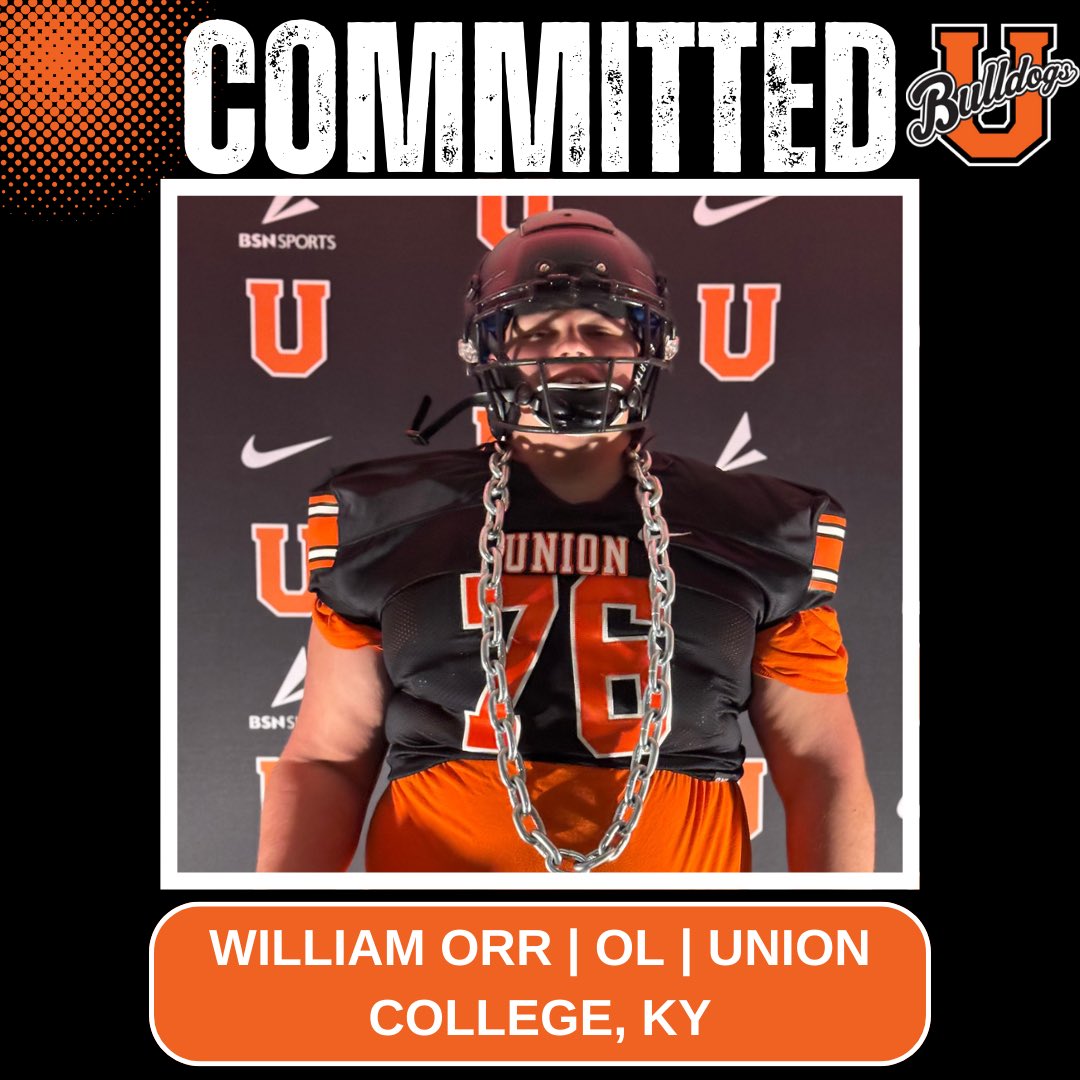 williamorr2006's tweet photo. After long thoughts I am 100000% committed to @UnionBulldogFB 

@CoachSenior2 @perk3445 @RecruitTheA @AustinFootball_ 
@ChrisDL55 https://t.co/PAxX6XLU9v