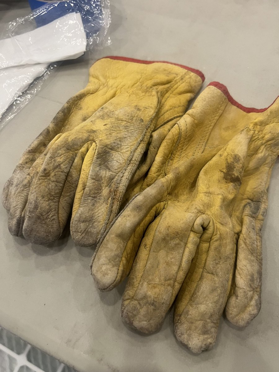 bit3theapple's tweet image. THIS is the condition I would expect a man’s #yellowgloves🙌 to be in….

Not brand new no dirt or stains like the generals on #j6 had on. 

#j6wasaninsidejob #j6 #j6pardons