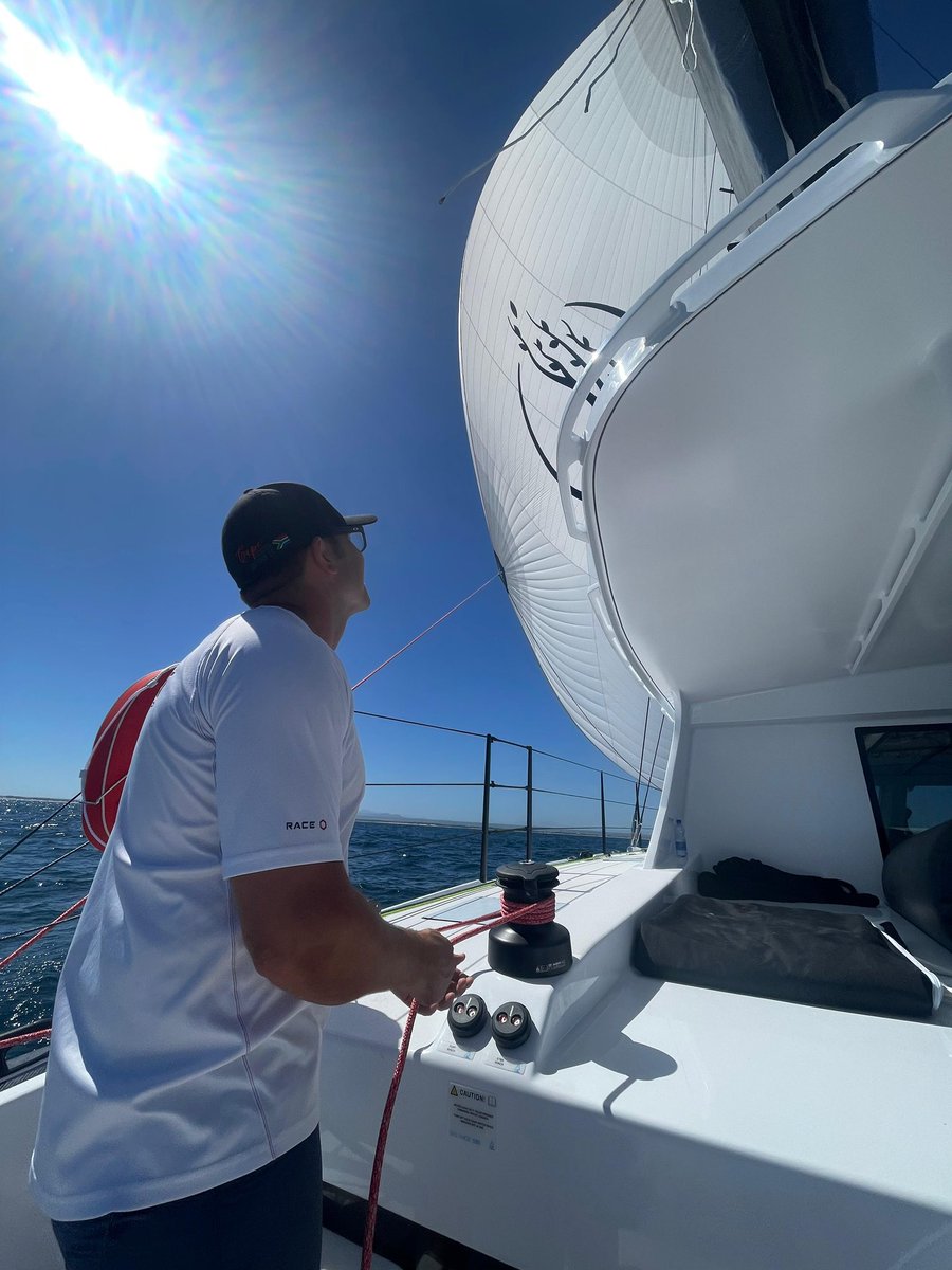 The incredible feeling of the first sea trial of a brand new catamaran! 
@theyachtpro (pictured here) and @stef_marcia from Du Toit Yacht Design joined the @nexusyachts team for sea trails on the first  Balance 580. 
More images tomorrow …
#seatrial  #boatlaunch #balance580