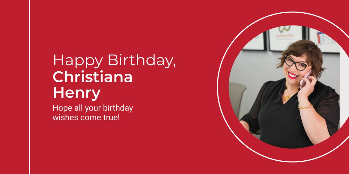 Today, we’re celebrating an incredible Account Manager, leader, and all-around superstar who makes every day brighter for our team and clients alike. Happy Birthday, Christiana!