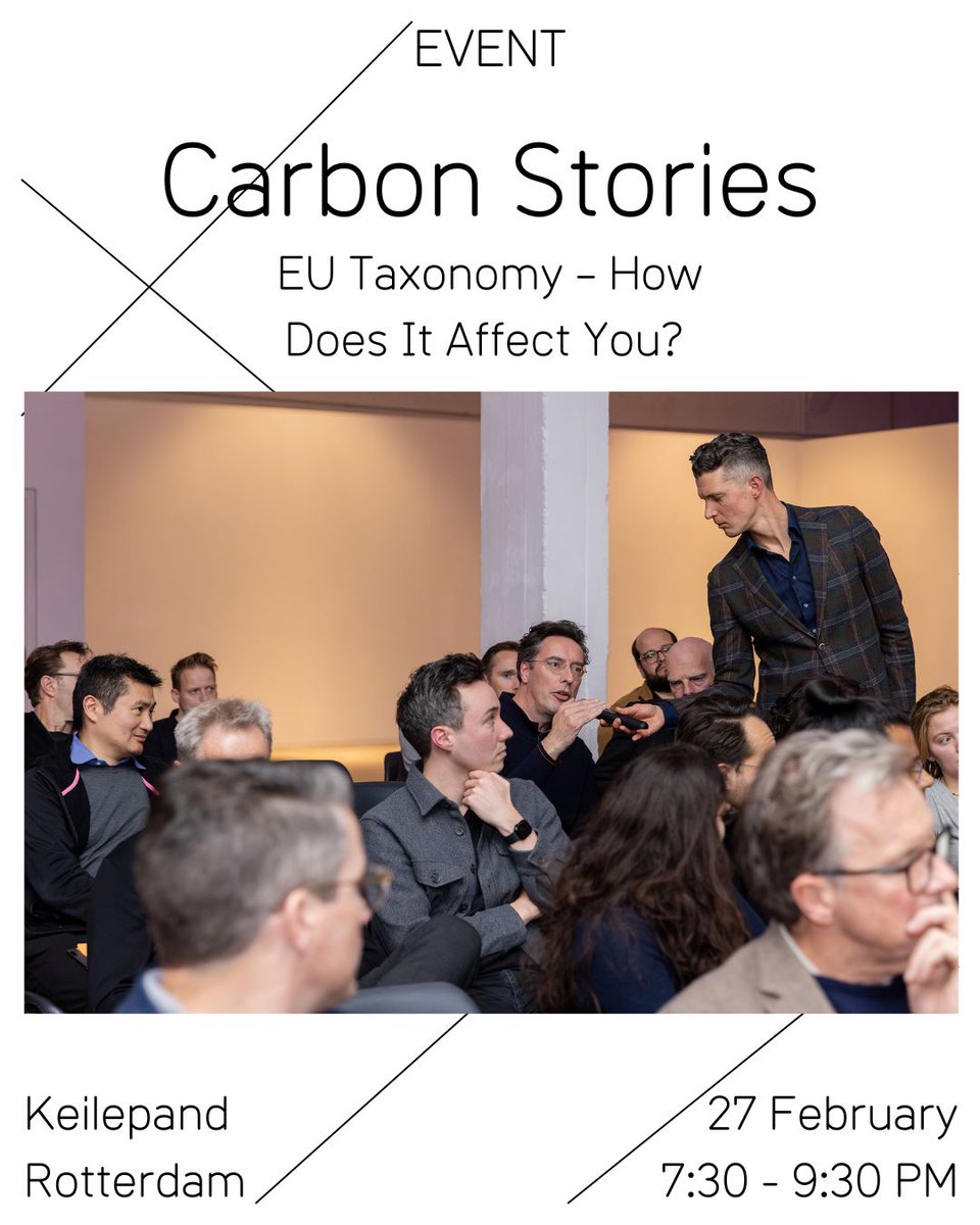 Join us 27 February for Carbon Stories: EU Taxonomy – How Does It Affect You? 🌍 

Are you puzzled by terms like EU Taxonomy, ESG, SFDR, or GHG Protocol? Want to understand what it all really means for you and your work? 

Get your free ticket:
iabr.nl/en/agenda/carb…