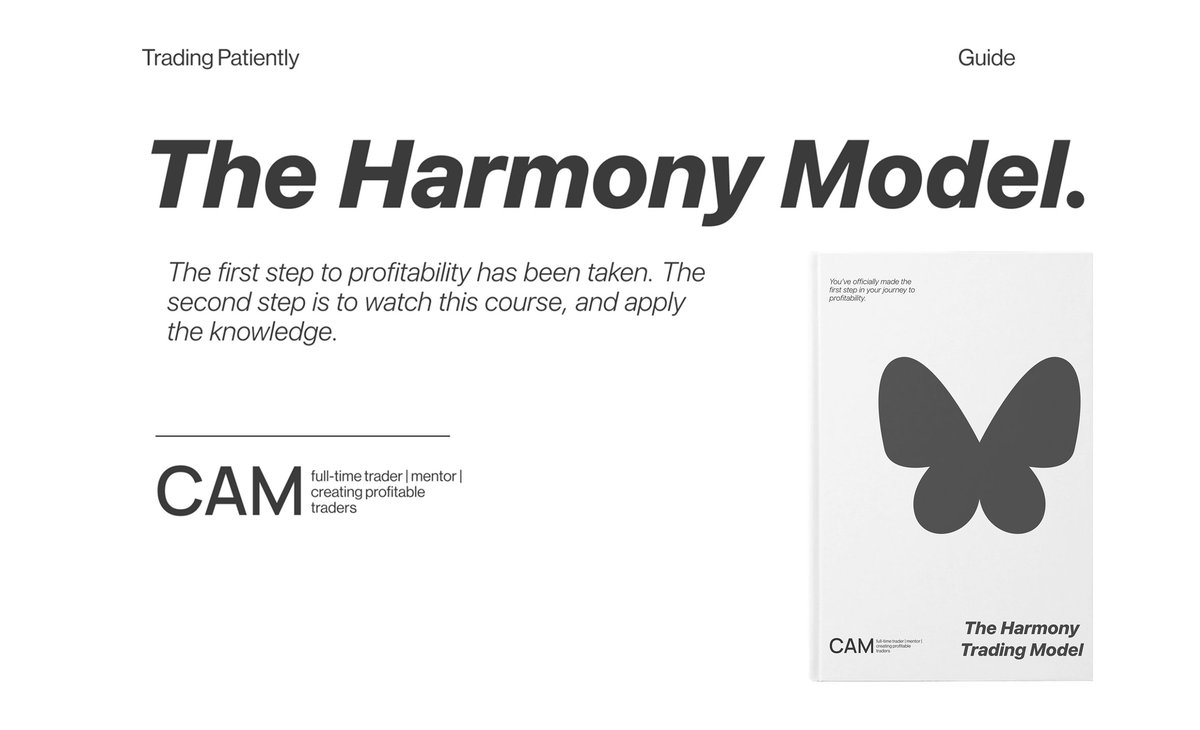 My full personal model - Harmony

This model allowed me to quit my job &amp; become a full-time trader.

Now I'm giving it away for free.

It changed my life, I hope it changes yours too.

Like, RT &amp; comment "HARMONY" and i'll DM you the full course for FREE
