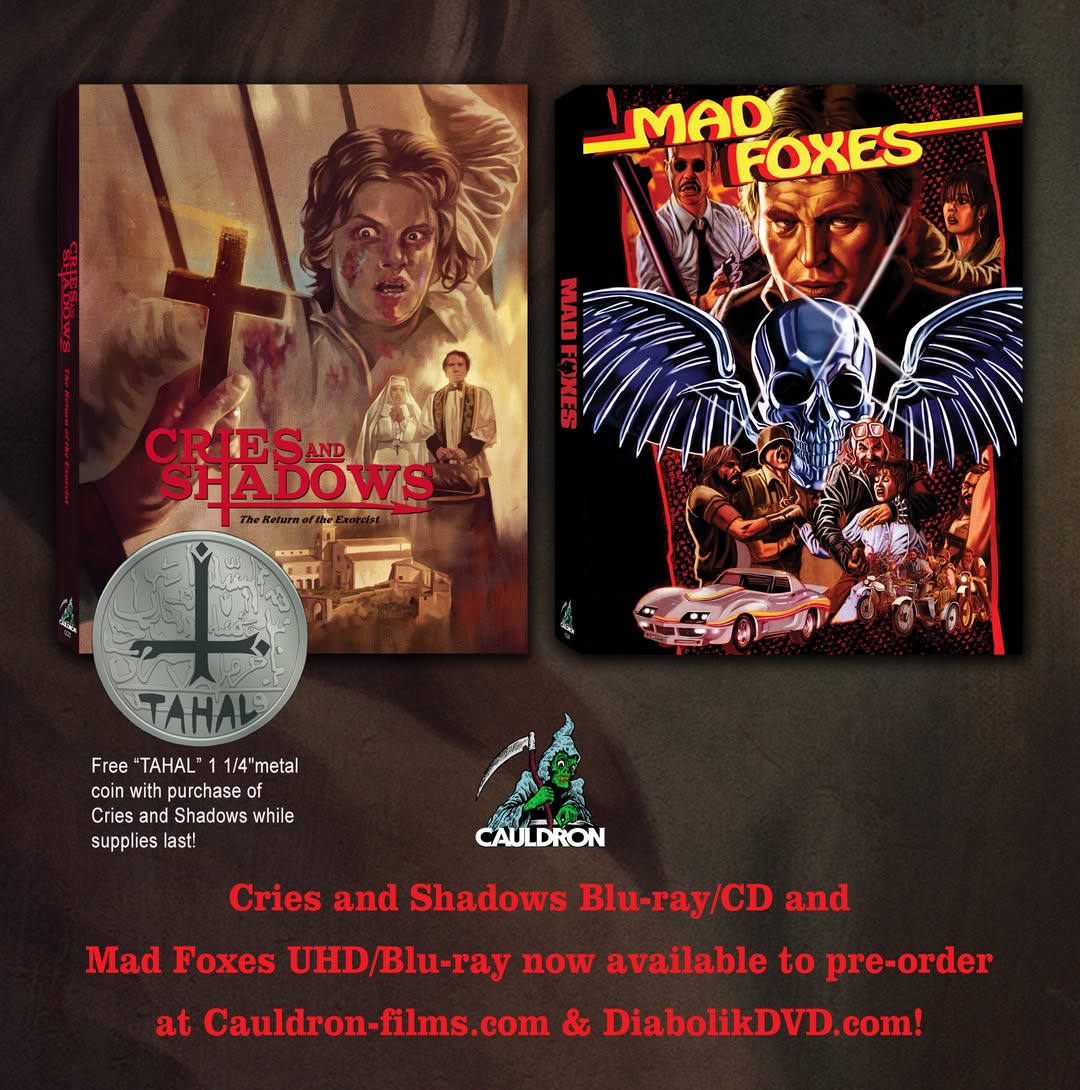 diabolikdvd's tweet image. NOW AVAILABLE to preorder at DiabolikDVD! (Limited coin only available
at @Cauldron Films!)
 
 diabolikdvd.com/product-catego…
 
#diabolikdvd #physicalmediaadvocates #cauldronfilms