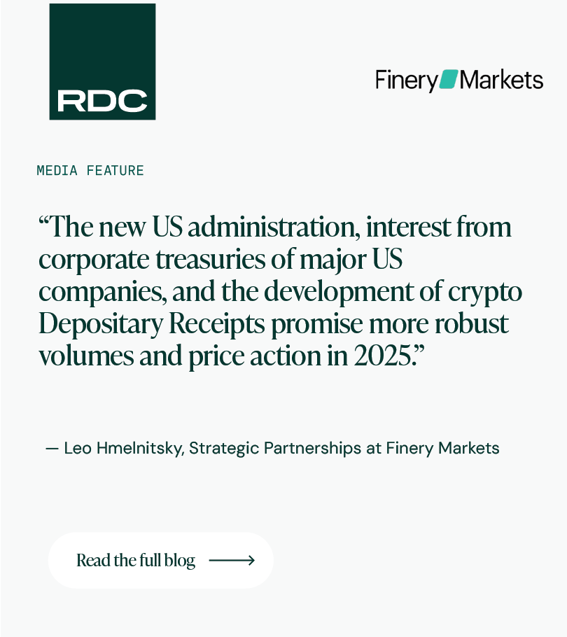 As highlighted in <a href="/finerymarkets/">Finery Markets</a>' article “What to Expect in Institutional Crypto in 2025”, DRs are emerging as a key vehicle for institutional digital asset exposure. Explore more expert perspectives on the future of the crypto trading industry: finerymarkets.com/blog/what-to-e…