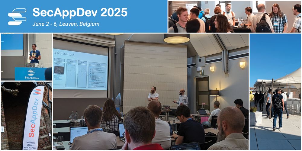 SecAppDev 2025 is coming! Join us June 2–6 in Leuven for a week of expert-led sessions on secure application development.

🗓️ Blind bird registration is open until March 1—don’t miss out!  
👉 secappdev.org #SecAppDev2025 #AppSec