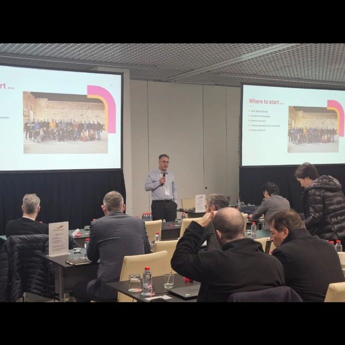 novisign's tweet photo. What a day at the #NoviSign #PartnerSummit2025 in #Barcelona!
After a warm welcome from CEO Gil Matzliah, we heard from incredible speakers sharing insights on #DigitalSignage, innovation, and the future of the industry.
A huge thank you to all who joined—stay tuned for more! https://t.co/yxrONK1gUu