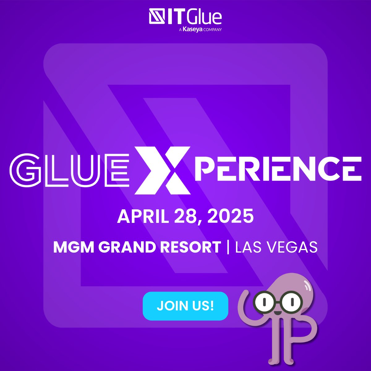 The GlueXperience agenda for Connect Global 2025 is LIVE! 🎉 

Join us on April 28 for the ultimate mini-conference, where you’ll unlock exclusive IT Glue content designed to turbocharge your business. 

Secure your spot! 👉 bit.ly/3WDFbNU 

#ITDocumentation