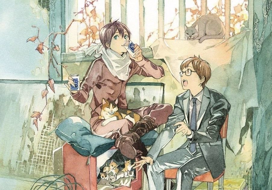 SaveMizuchi's tweet photo. Adachitoka’s watercolor #Noragami art, my beloved… 💕 https://t.co/6rOXY0PwmC