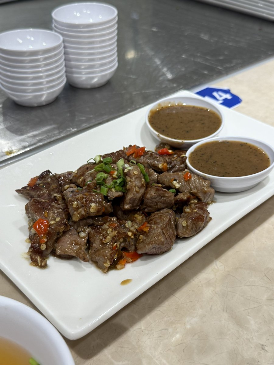 Bull got cooked w lots red hot chili