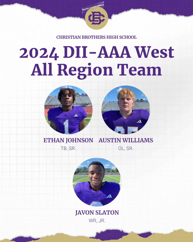 JavonSlaton's tweet photo. Had Football Banquet yesterday and was Blessed to receive the following awards Division 2 All-Metro, DII-AAA West All Region Team and Record Breaker for Christian Brothers Football. Thanks to all who help me accomplish this. https://t.co/5MIFfjyHCB
