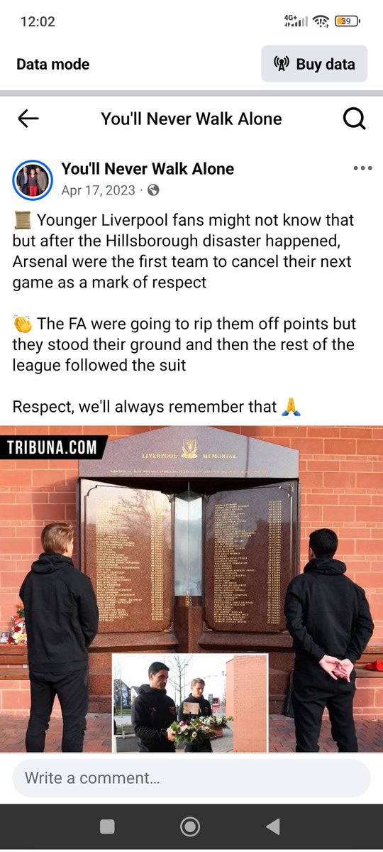 archvillain24's tweet photo. @MooreRMFC Bear in mind this mocking came from a fan base that we respect the most. Arsenal were the first team in the league to cancel their subsequent game to respect the Hillsborough tragedy. We were also the first team to lay a wreath at Anfield. And now this is what we get? FFS. https://t.co/IXXwSEiHYb