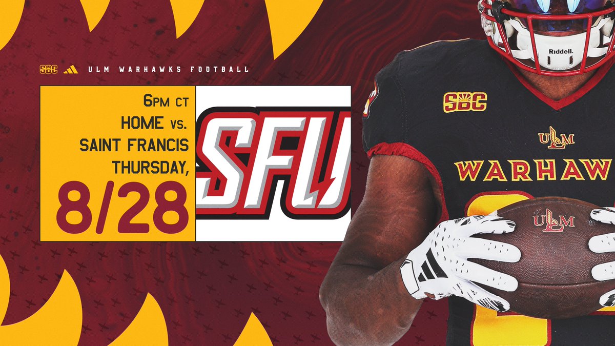 𝗧𝗛𝗘 𝗖𝗢𝗨𝗡𝗧𝗗𝗢𝗪𝗡 𝗜𝗦 𝗢𝗡 ⏰🏈

We will open the 2025 season under the lights at Malone Stadium on Thursday, August 28 versus Saint Francis.