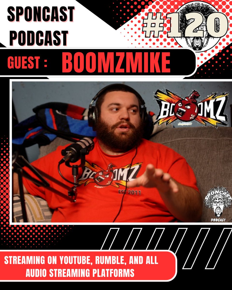 GrandSponcast's tweet photo. Grand rising fellow Spons! Heroes assemble!!!! For in this week's episode we have youtuber and truck driver Mike aka BoomzMike on the episode! His content is a variety of streaming games from GTA, NFL, Horror, and others
website : https://t.co/c52DesBlUe
Instagram : @boomz_mike https://t.co/XX5qMmMJAZ