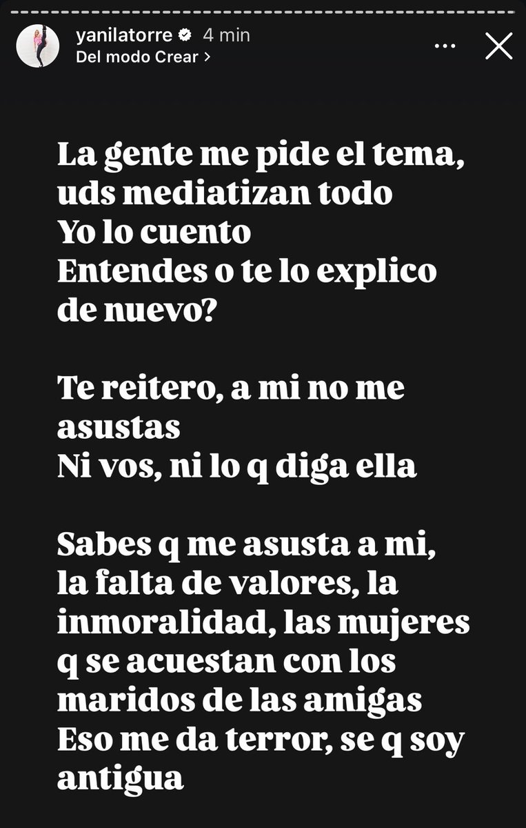 Cruelladevil29's tweet photo. “Sabes que me asusta a mí…. las mujeres que se acuestan con los maridos de las amigas”

Descansa en Paz oriental, Yanina Latorre acaba de escribir lo que van a poner en tu tumba https://t.co/U5BIjrRSUO
