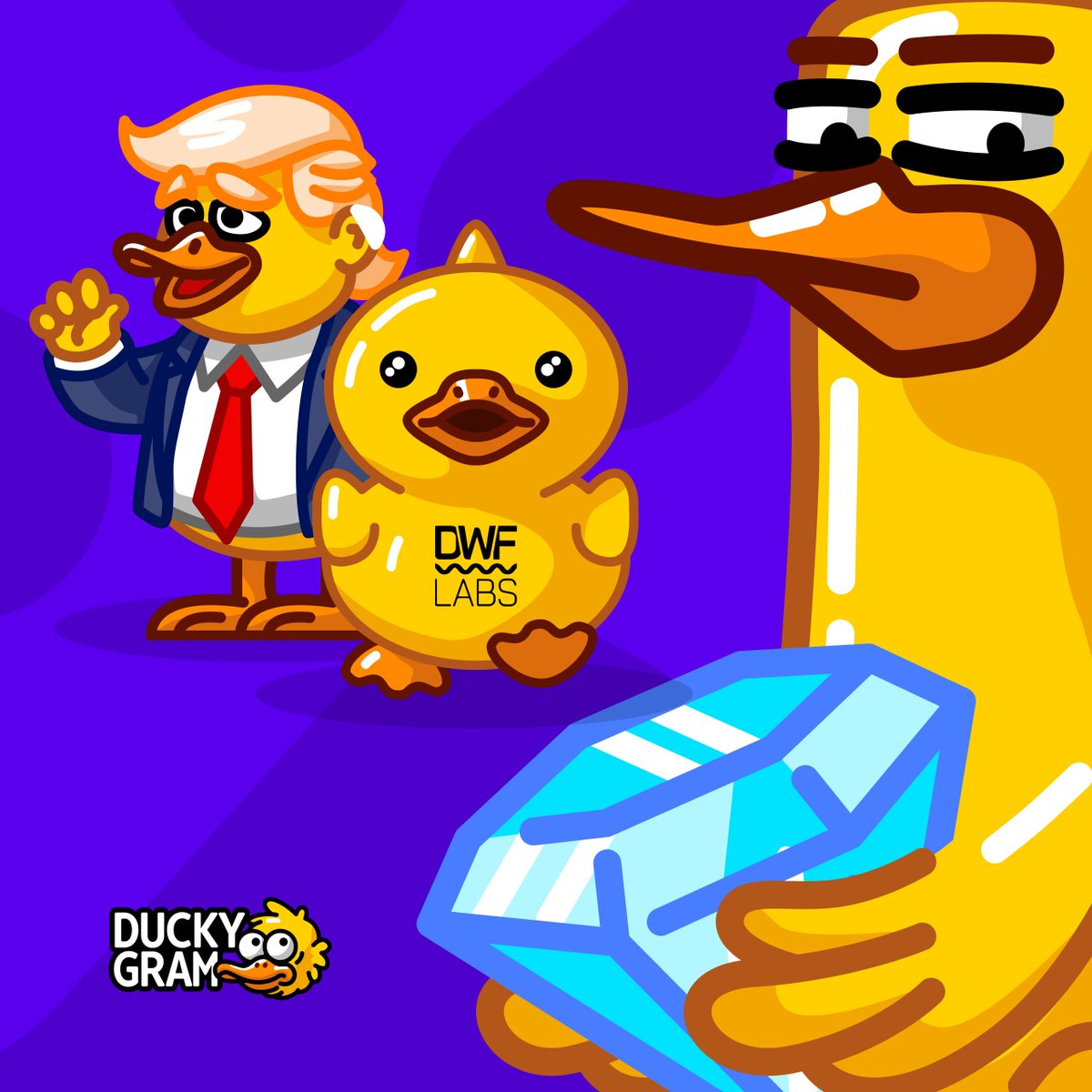 Three of the most popular crypto ducks are already in the game, can you find them?
t.me/duckygram_bot