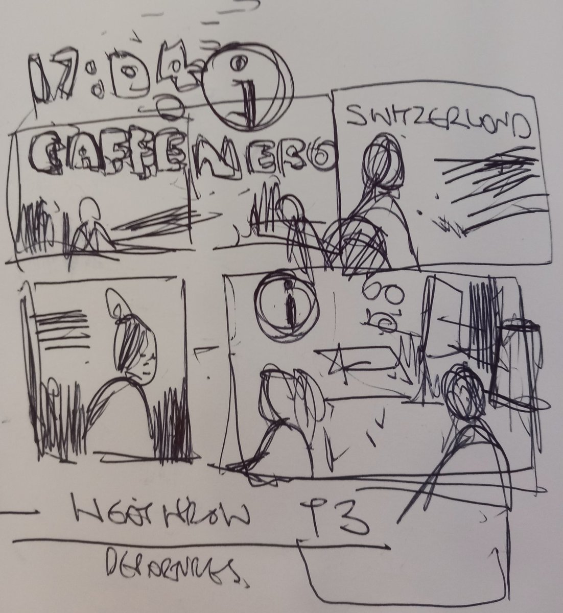 JamesAbellArt's tweet photo. #draweveryday " At #departures #heathrowairportterminal3 "" #biro on paper #city #airtravel #urbansketch #architectonic #art #energy #movement #crowd #handdrawn https://t.co/QCjaBuhQTn