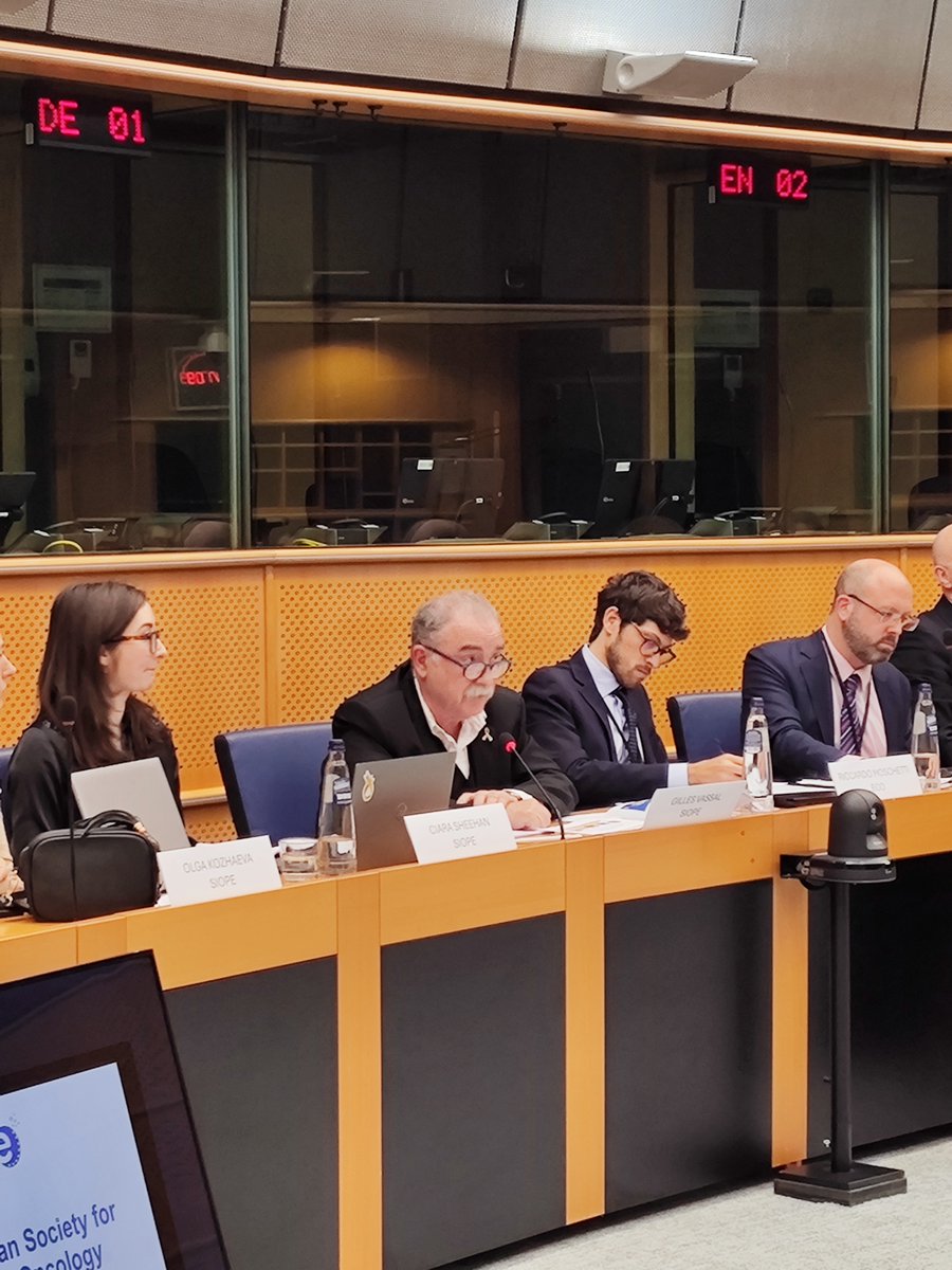 🚨 Big news from Brussels! 🚨

📢The European Parliament Intergroup on Cancer &amp; Rare Diseases has gathered today for its first constitutive meeting to endorse its Terms of Reference and work plan for the 2024-2029 legislature!
🏛️💙 As part of the Intergroup Secretariat, SIOPE
