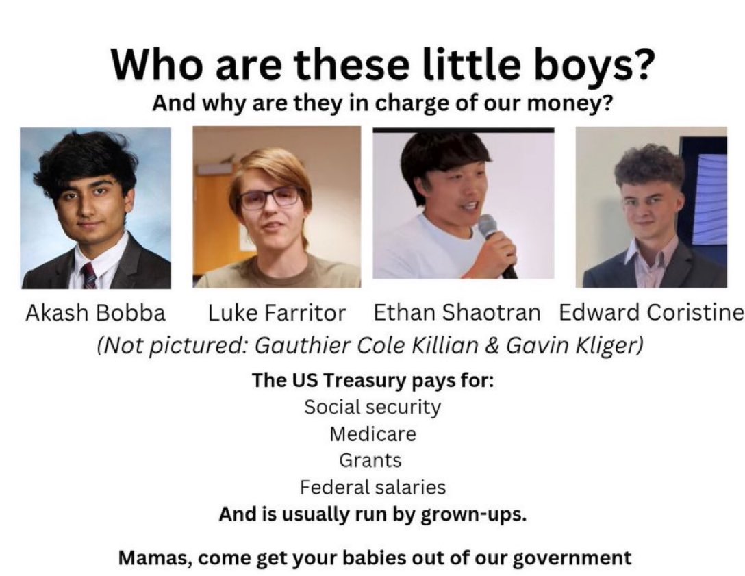 IterIntellectus's tweet photo. the funniest thing about this is that if it wasn’t because of trump and elon derangement syndromes, these picks would be paraded as a DEI success story

wild how if you optimize for competency you naturally get diversity without the ideological branding https://t.co/e2ZPPIWGwe