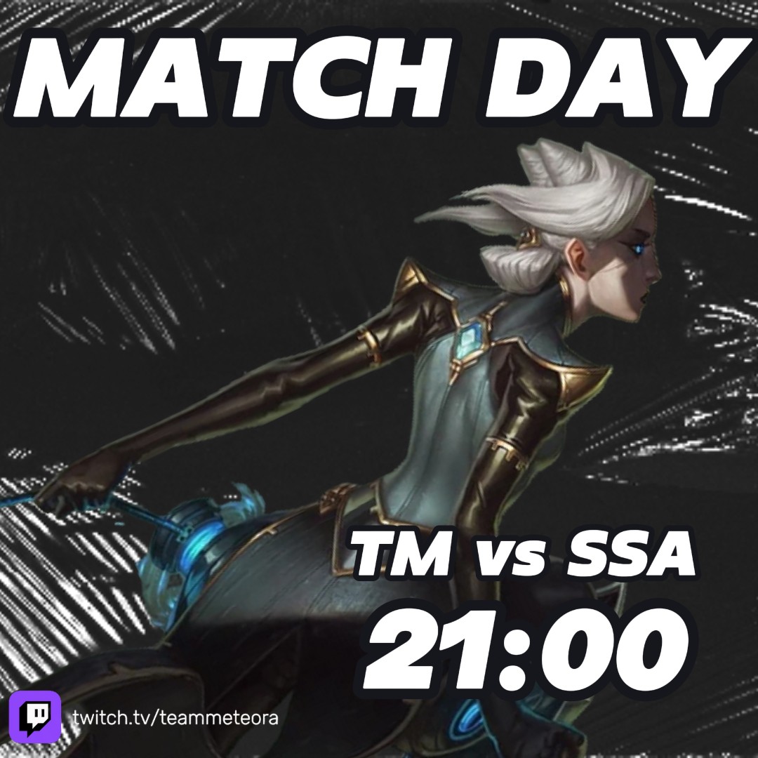 Team Meteora (@teammeteora) on Twitter photo Zapraszamy na dzisiejszy mecz w <a href="/AlmostPro_LoL/">ALMOST PRO</a>. Już o 21.00 będziecie mogli obejrzeć mecz pełen wrażeń na <a href="/SSyndicateESP/">Shadow Syndicate</a> Aces. Z racji na chorobę Kodletiego do składu po przerwie wraca <a href="/Nugi_Nugens/">Nugi Nugens</a>.
twitch.tv/teammeteora
twitch.tv/teammeteora
twitch.tv/teammeteora Zapraszamy na dzisiejszy mecz w <a href="/AlmostPro_LoL/">ALMOST PRO</a>. Już o 21.00 będziecie mogli obejrzeć mecz pełen wrażeń na <a href="/SSyndicateESP/">Shadow Syndicate</a> Aces. Z racji na chorobę Kodletiego do składu po przerwie wraca <a href="/Nugi_Nugens/">Nugi Nugens</a>.
twitch.tv/teammeteora
twitch.tv/teammeteora
twitch.tv/teammeteora